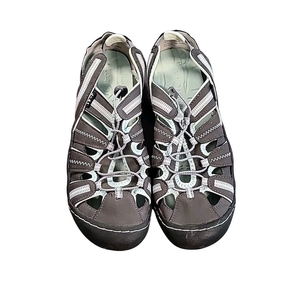 Jambu J-41 Water Sandals Black Blue Women’s 8